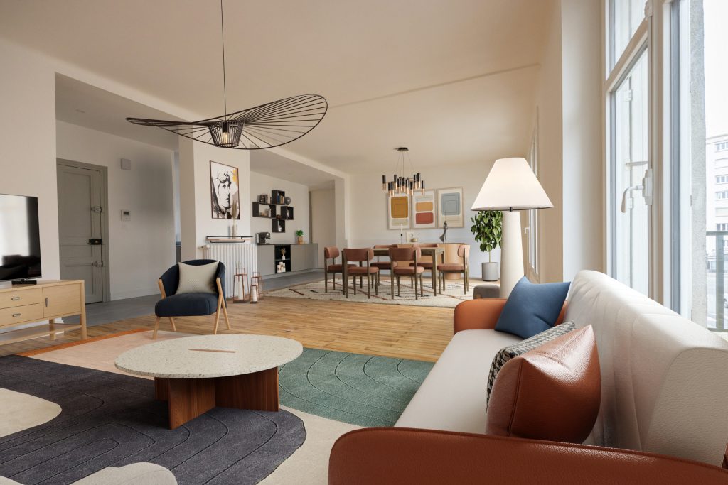 2889DUB 2 Appartement bvrd des Anglais Salon 2